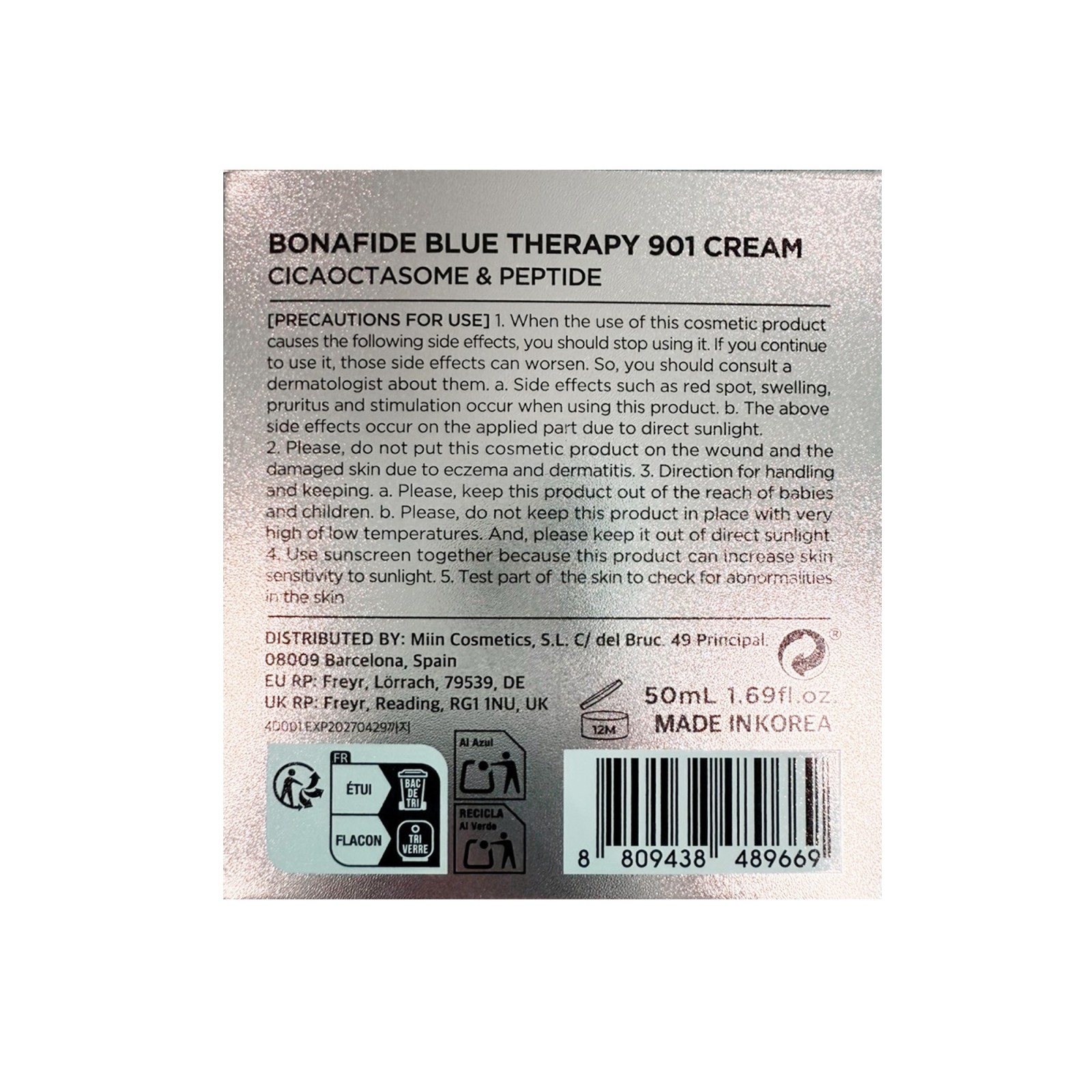 Blue Therapy 901 Cream · BONAFIDE | MiiN Cosmetics