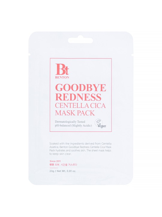 Benton Goodbye Redness Centella Mask - Gesichtsmaske