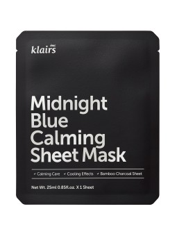 Midnight Blue Calming Sheet Mask Klairs - Best Seller