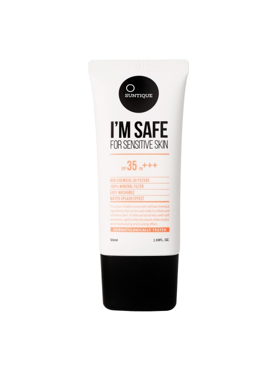 I'M Safe For Sensitive Skin - Suntique doesn't fail