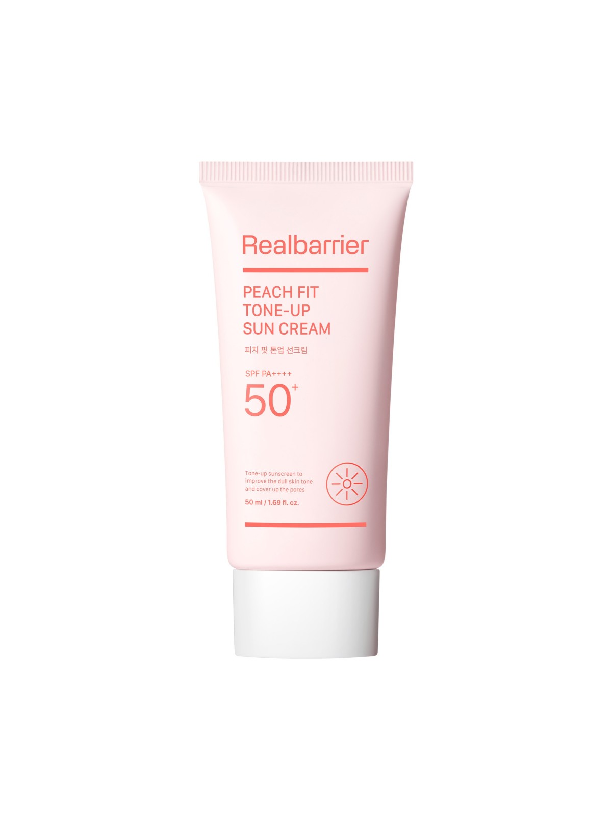 Peach Fit Tone-Up Sun Cream · Real Barrier | MiiN Cosmetics