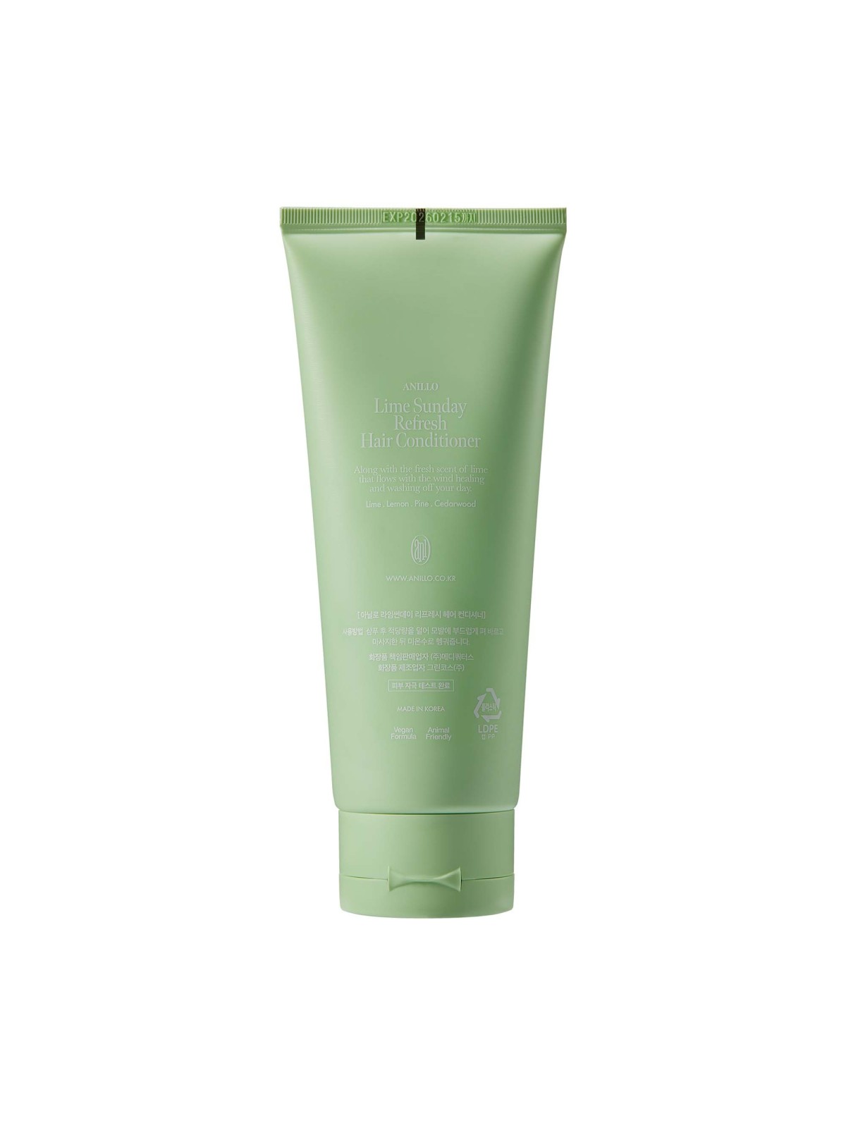 Lime Sunday Refresh Hair Conditioner · ANILLO | MiiN Cosmetics