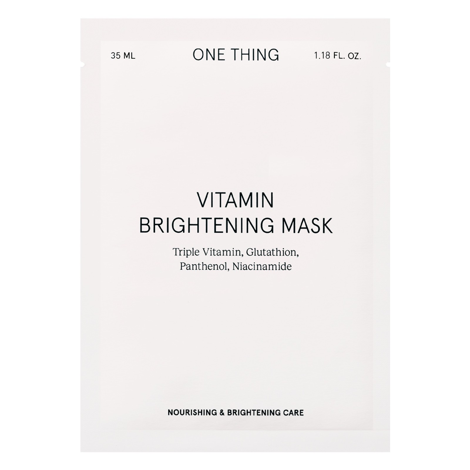 Vitamin Brightening Mask · ONE THING | MiiN Cosmetics