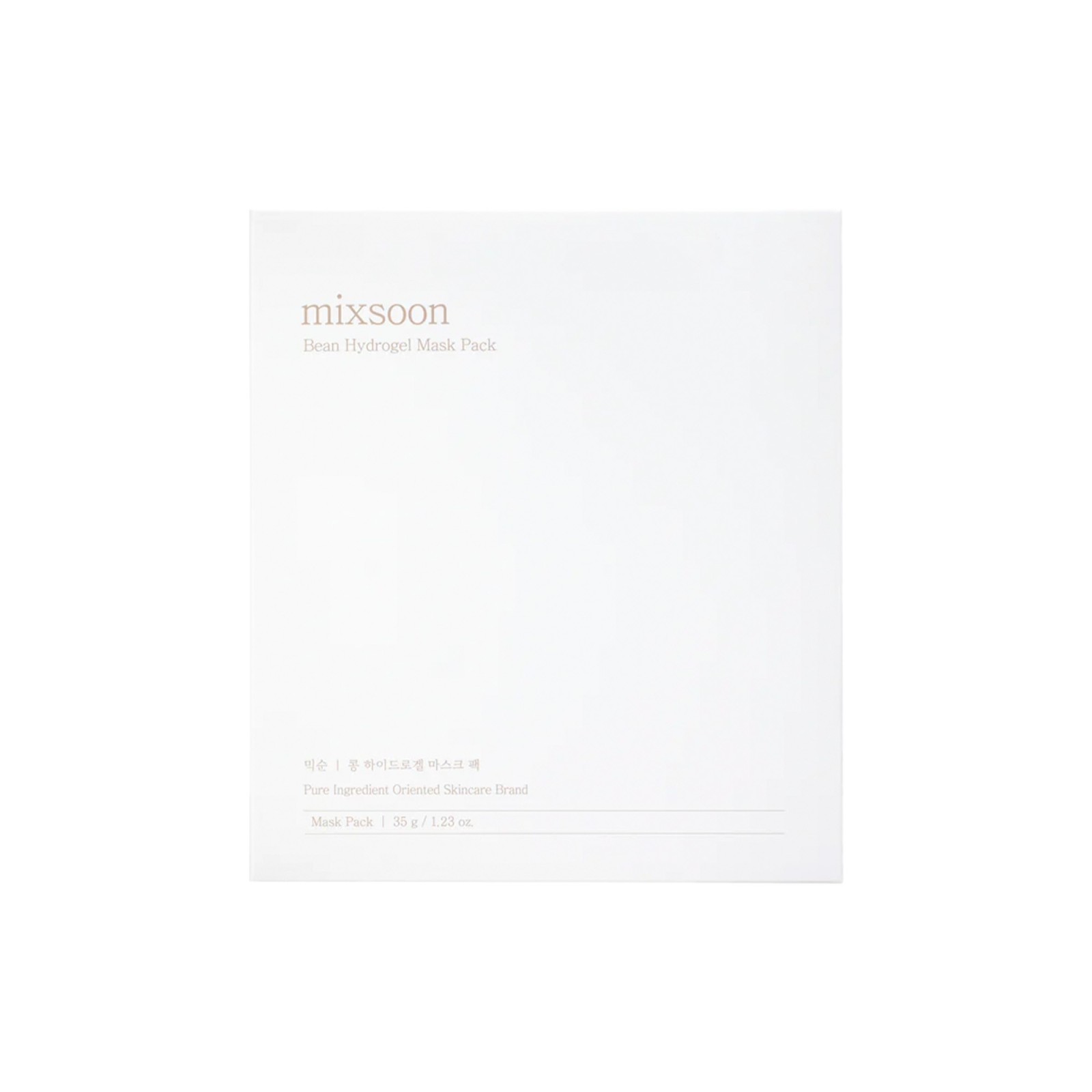 Bean Collagen Hydrogel Mask Pack · mixsoon | MiiN Cosmetics