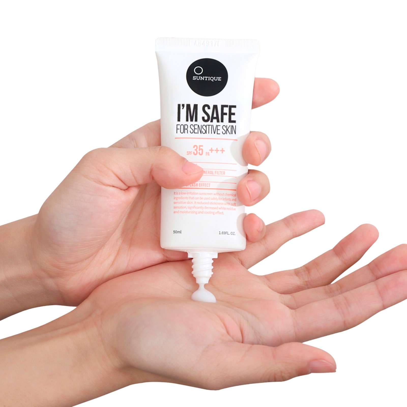 I'M Safe For Sensitive Skin - Suntique doesn't fail